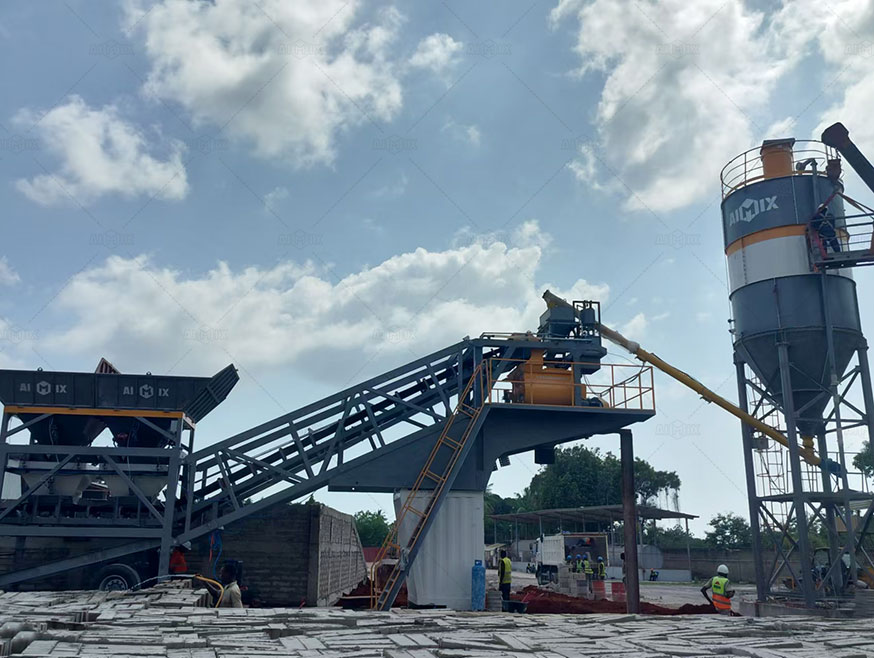 AJY25 in Tanzania used for Precast Factory Expansion