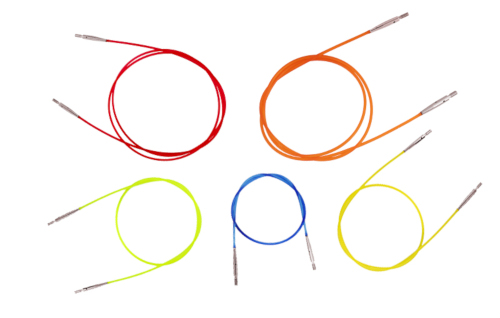 KnitPro / Knitter's Pride : Câbles interchangeables colorés