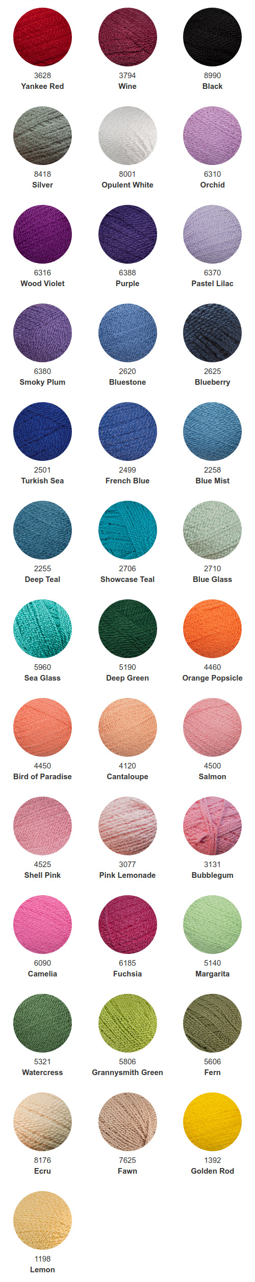 Cascade Yarns : Fixation Solids (couleurs)