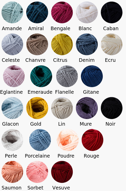 Lambswool - couleurs