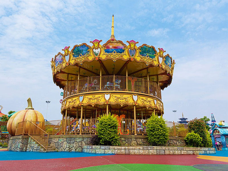 2 story carousel
