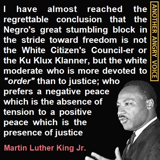Photo of Martin Luther King Jr with quote
