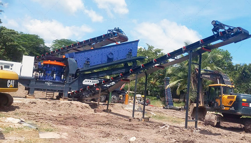 granite crusher mobile