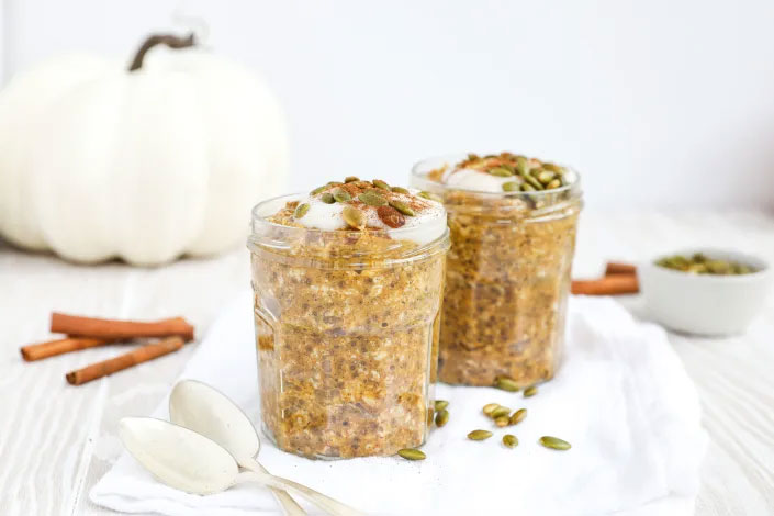 Planet Oat’s Pumpkin Spice Overnight Oats