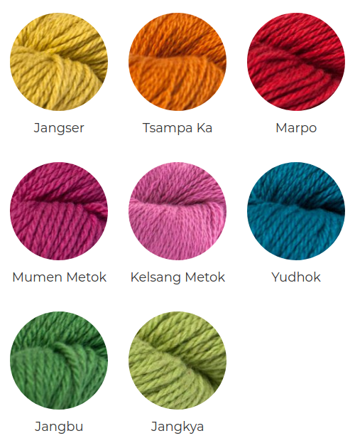 mYak - Tibetan Cashmere Pop Colors Fingering (couleurs)