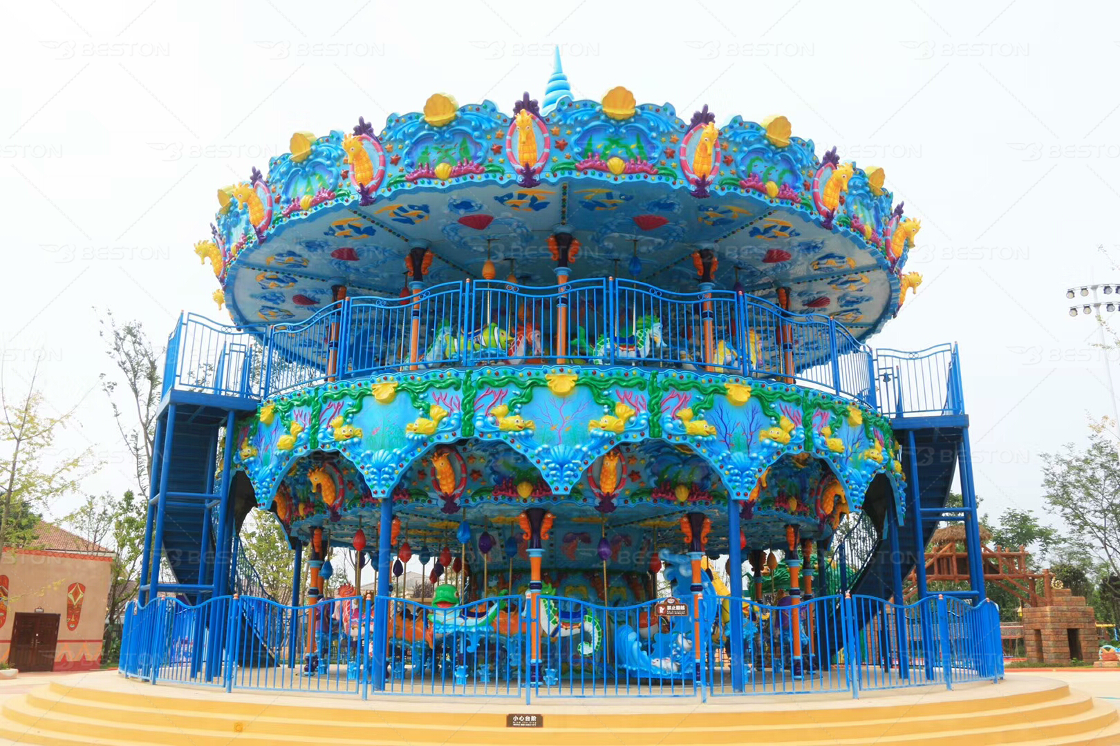 double decker carousel for sale