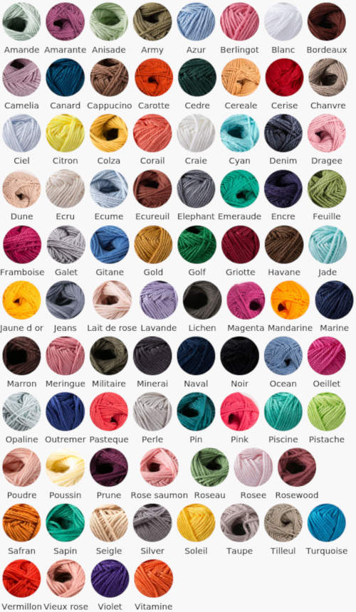 Coton 3 - couleurs