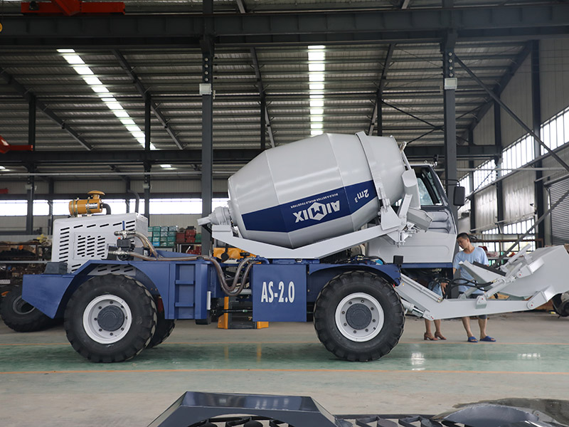 Self Loading Concrete Mixer Truck Applications